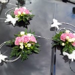 Ozdobiony Samochód pary Młodej - Pod Bukami