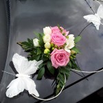 Ozdobiony Samochód pary Młodej - Pod Bukami